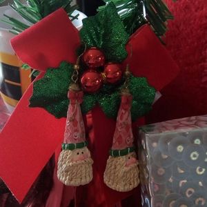 Christmas vintage Santa hanging